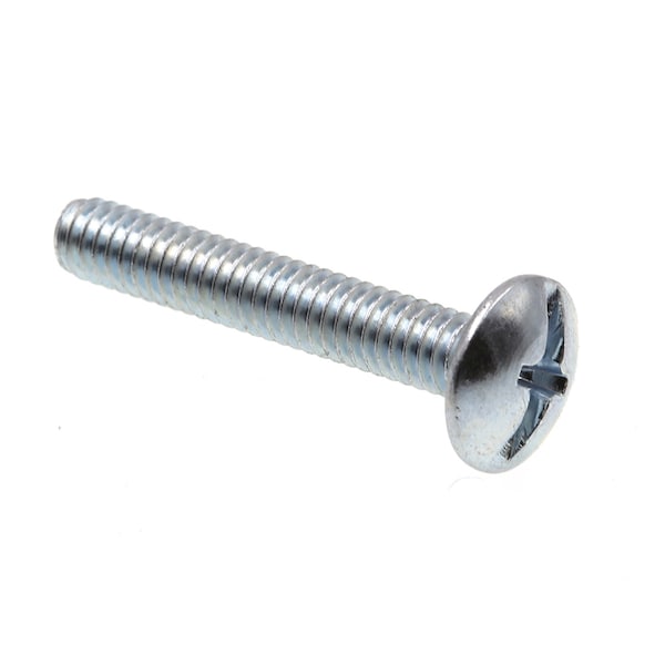 Prime-Line Machine Screw, Truss Head, Phil/Sltd Combo No. 8-32 X 1in Zinc Plated Steel 75PK 9006761 - main
